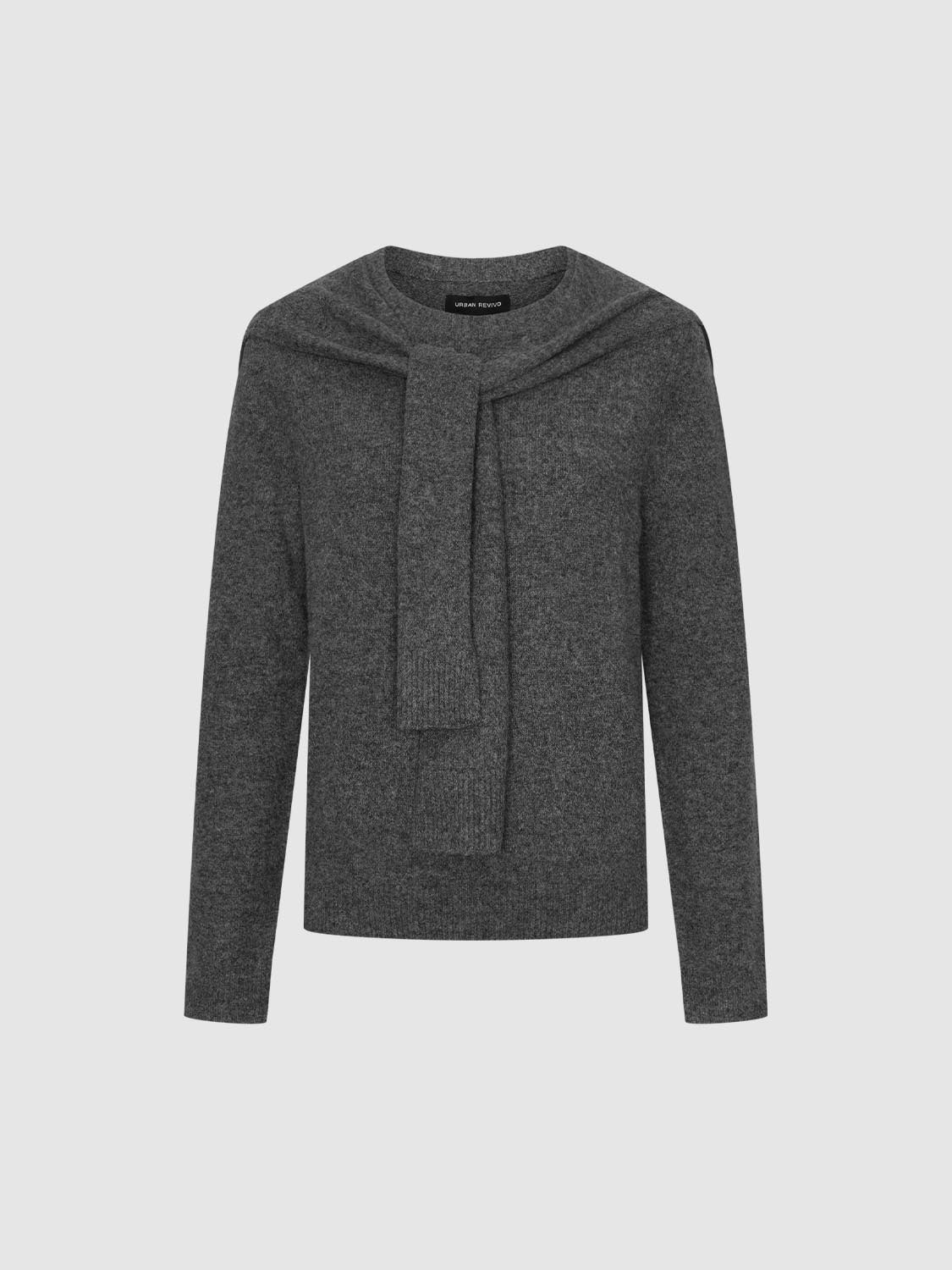 2 In 1 Long Sleeve Knitted T-Shirts