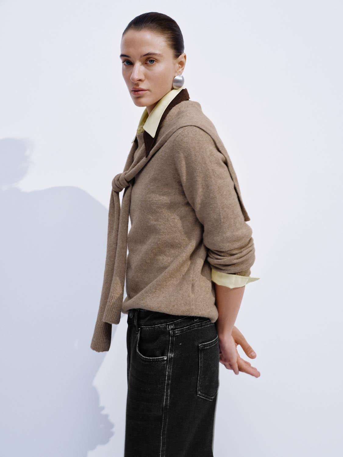 2 In 1 Long Sleeve Knitted T-Shirts