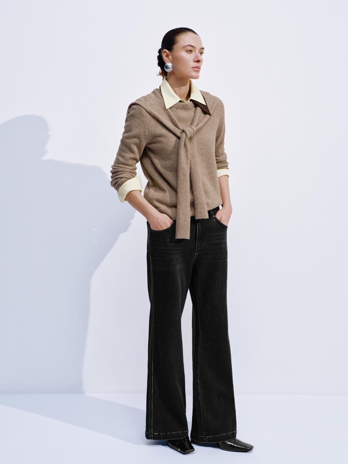 2 In 1 Long Sleeve Knitted T-Shirts