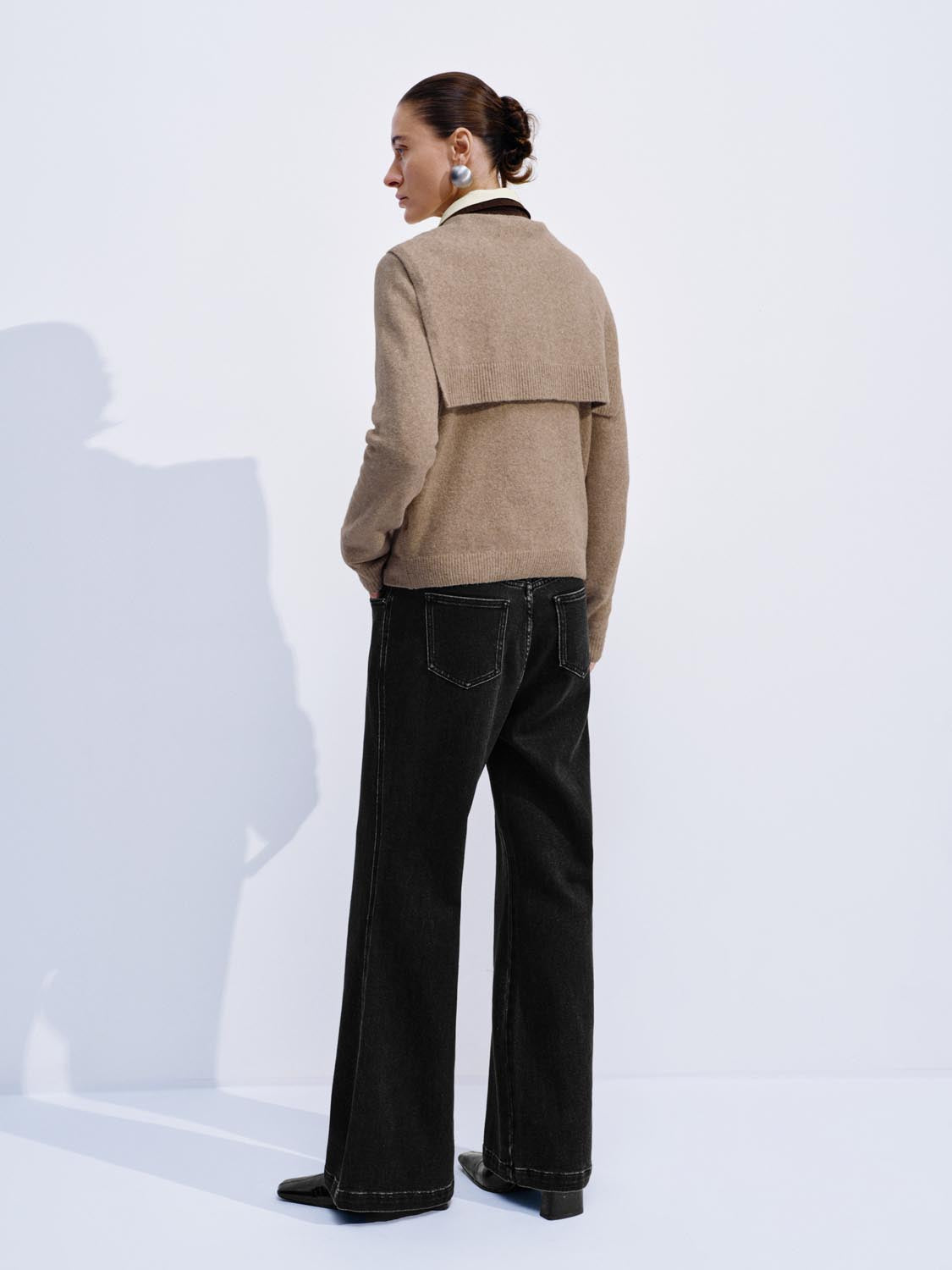 2 In 1 Long Sleeve Knitted T-Shirts