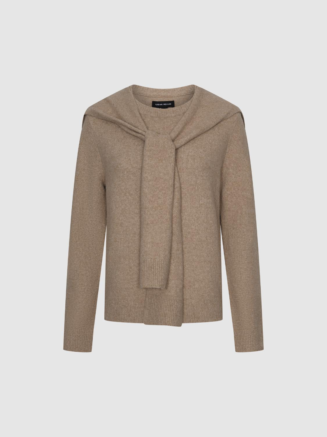 2 In 1 Long Sleeve Knitted T-Shirts