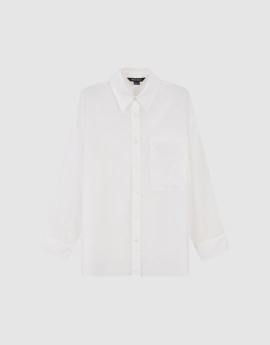 Button Up Straight Shirt