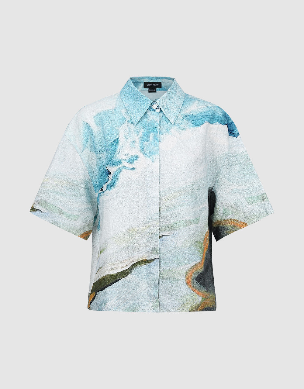 Sea Printed Loose Shirt