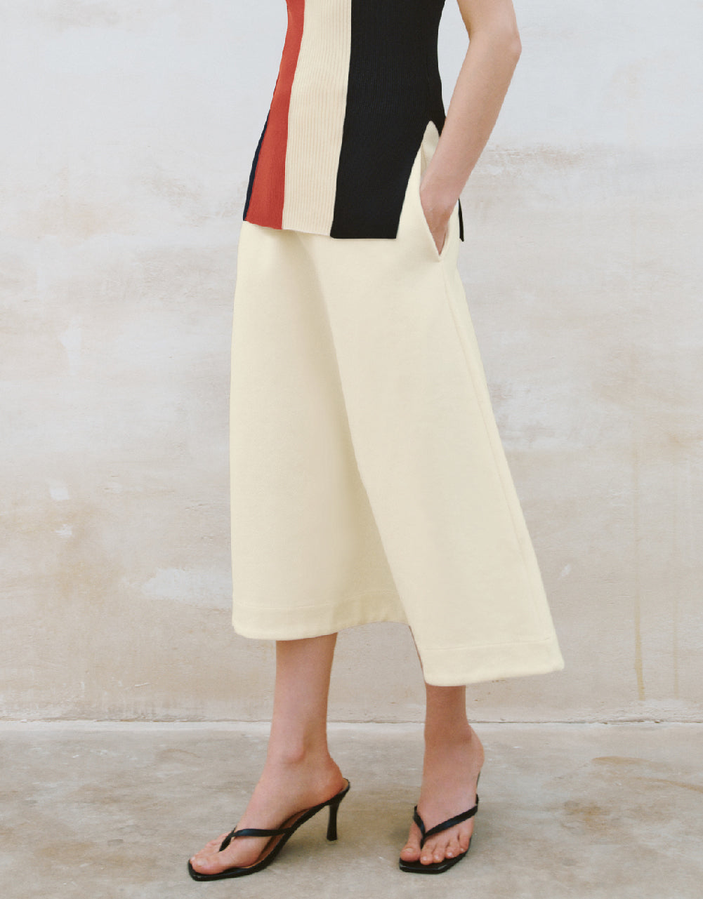 Midi Straight Skirt