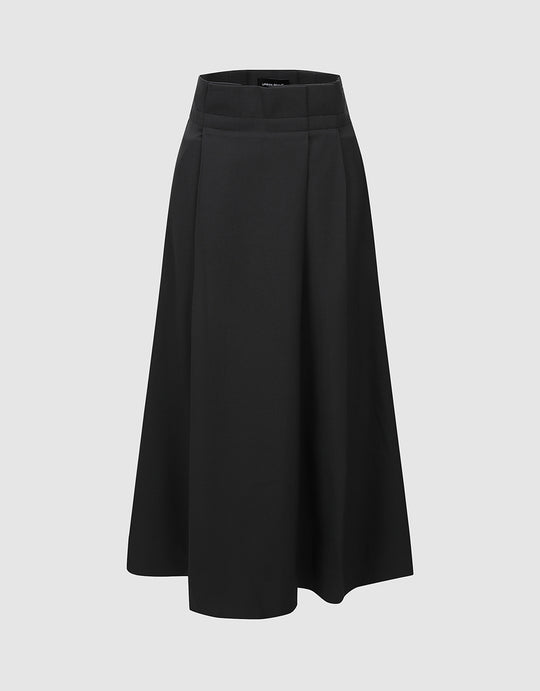 Midi A-Line Skirt
