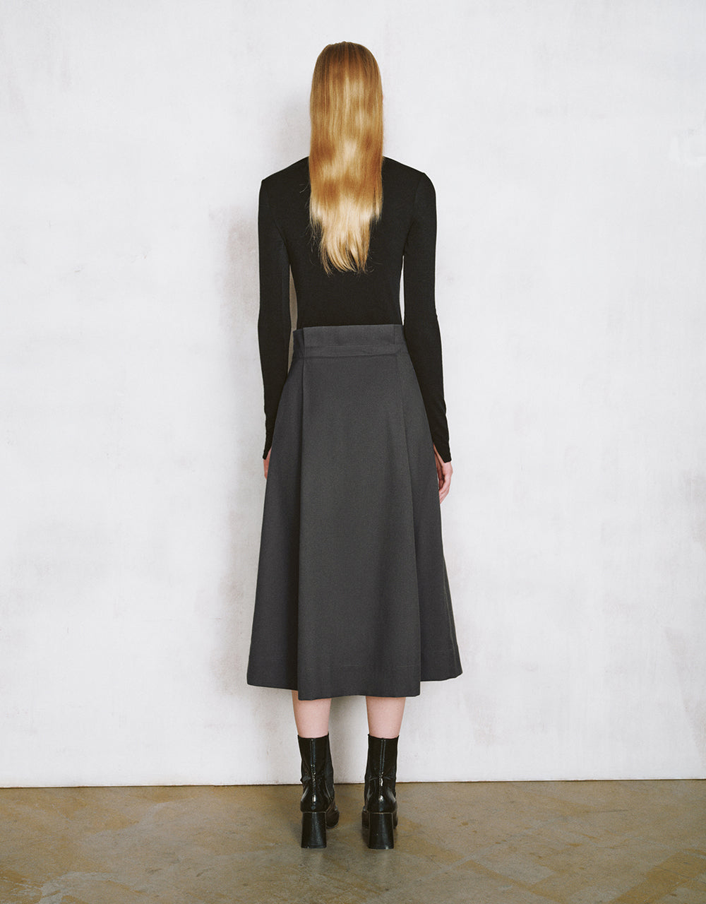Midi A-Line Skirt