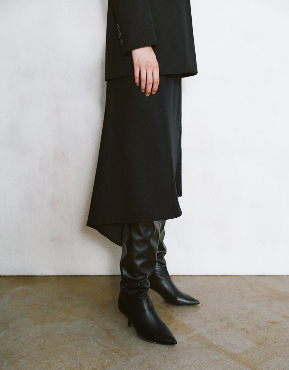 Midi A-Line Skirt