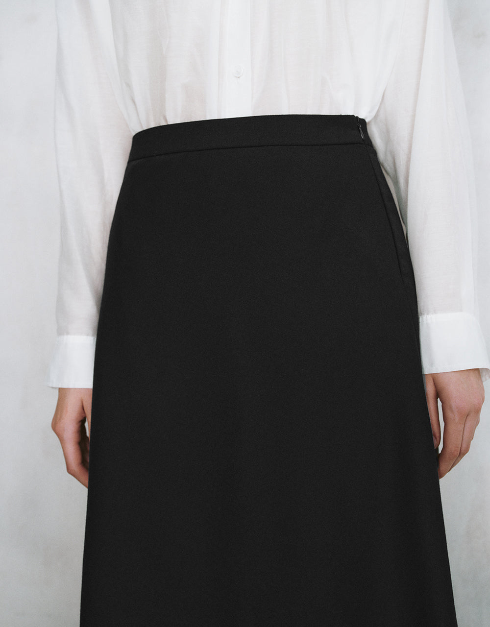Midi A-Line Skirt