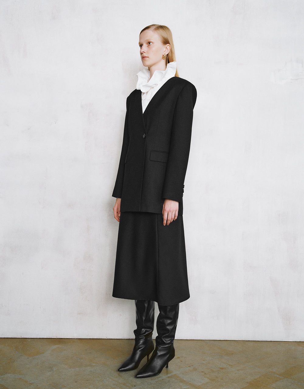 Midi A-Line Skirt