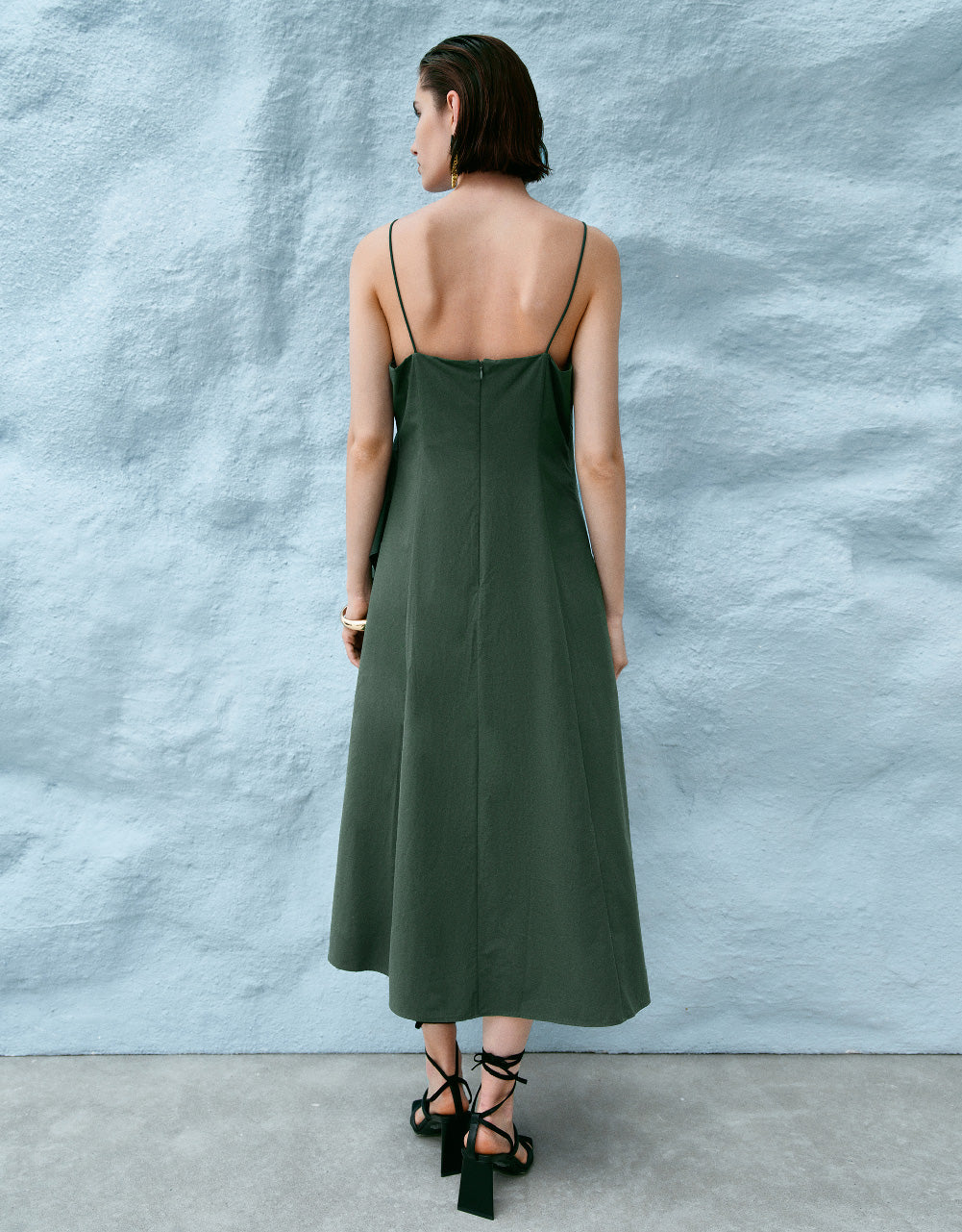 Sleeveless Ruffle A-Line Dress