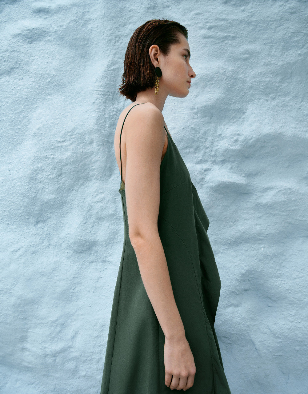 Sleeveless Ruffle A-Line Dress