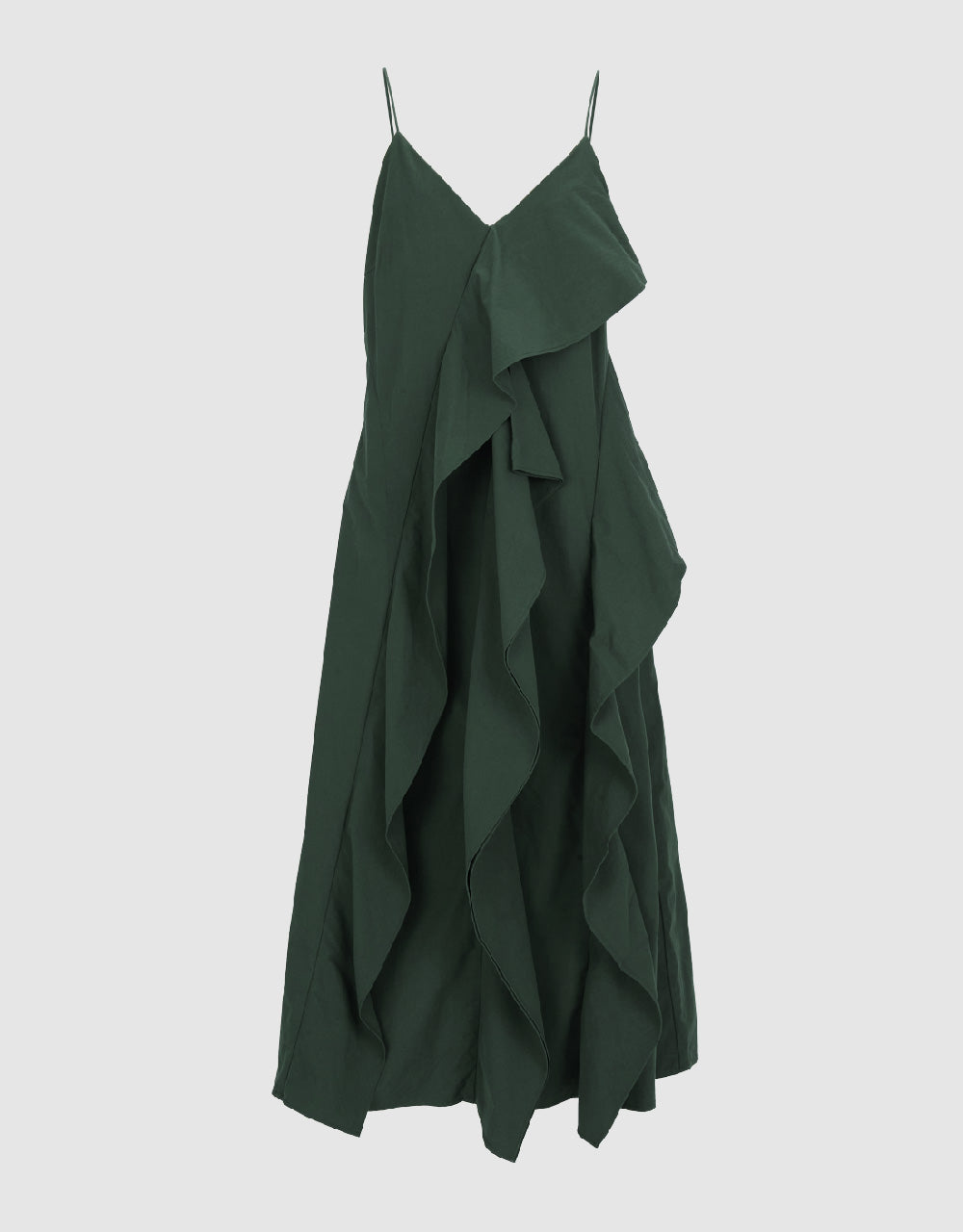 Sleeveless Ruffle A-Line Dress