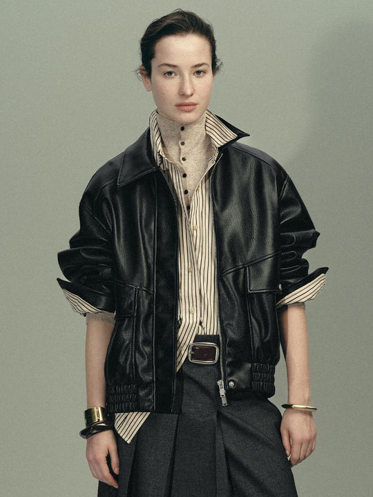 Flap Pocket Bomber Jackets
