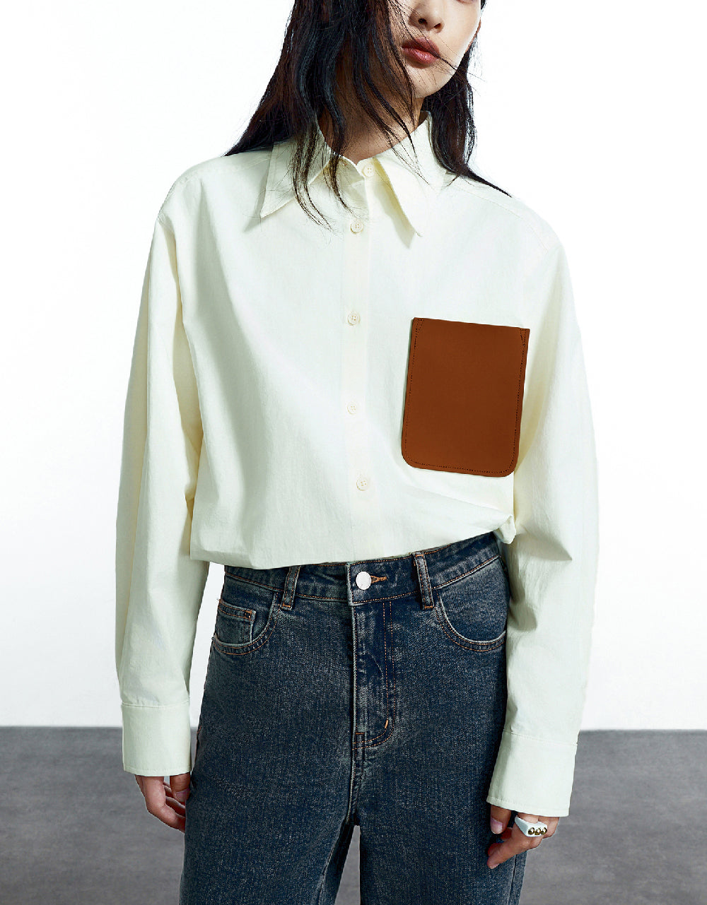 Button Up Loose Shirt