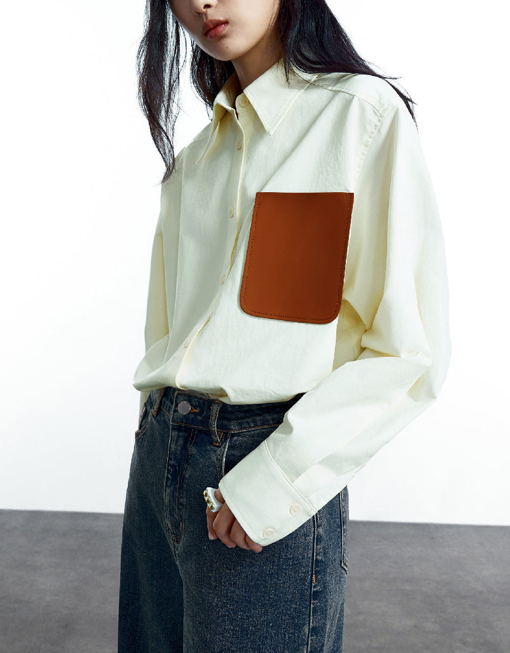 Button Up Loose Shirt