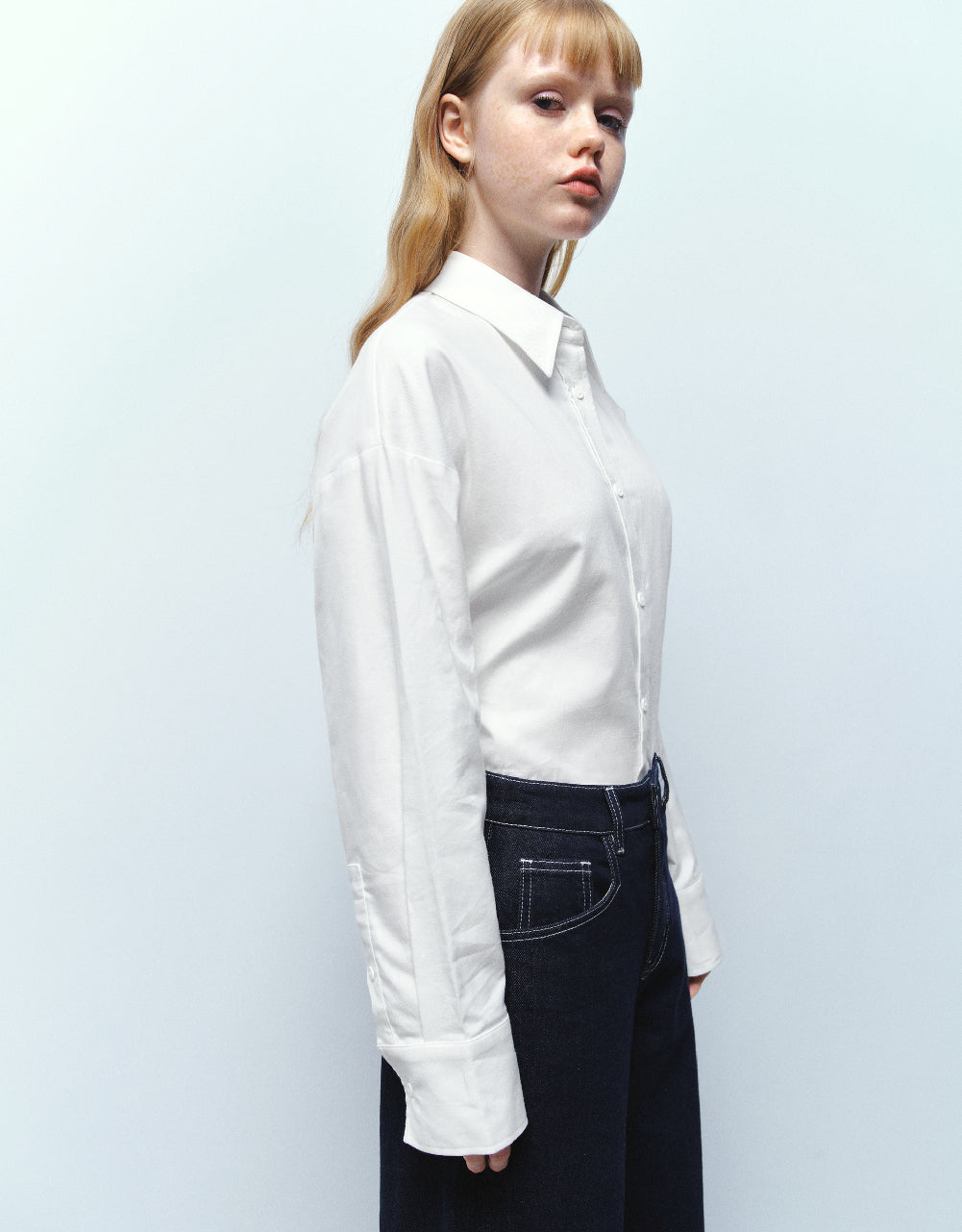 Button Up A-Line Shirt