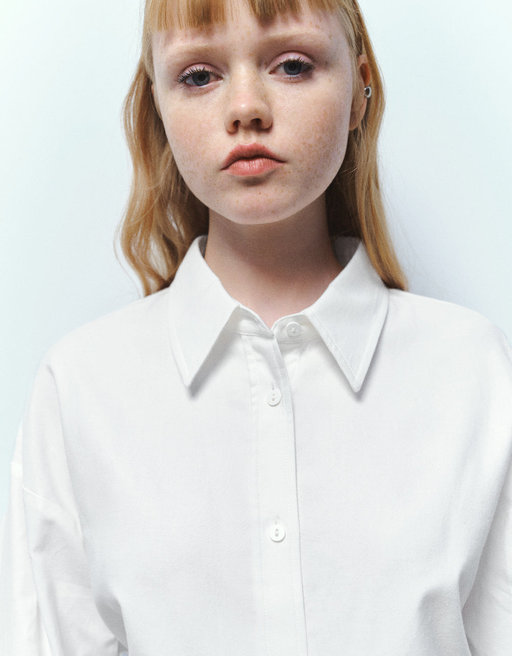 Button Up A-Line Shirt