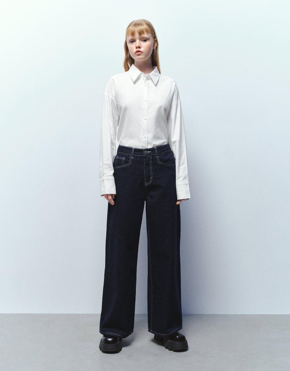 Button Up A-Line Shirt