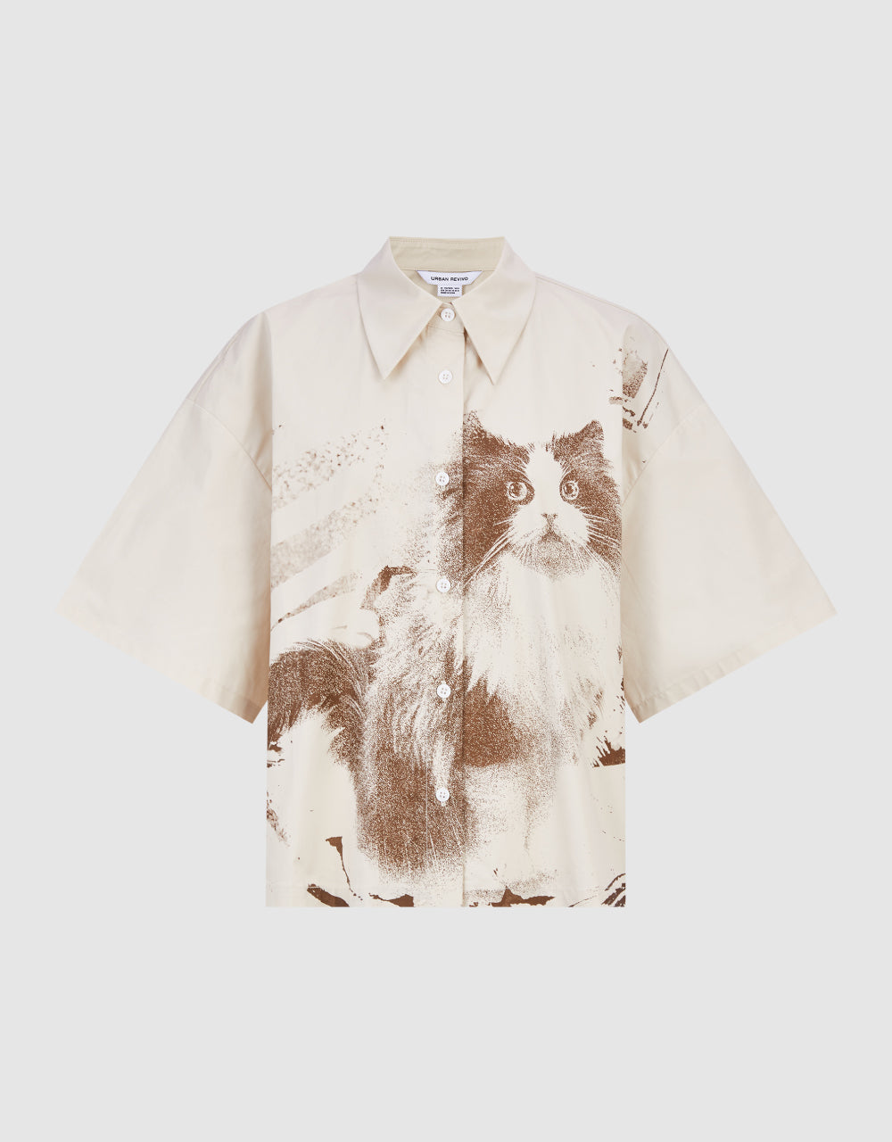 Cat Printed Shirt