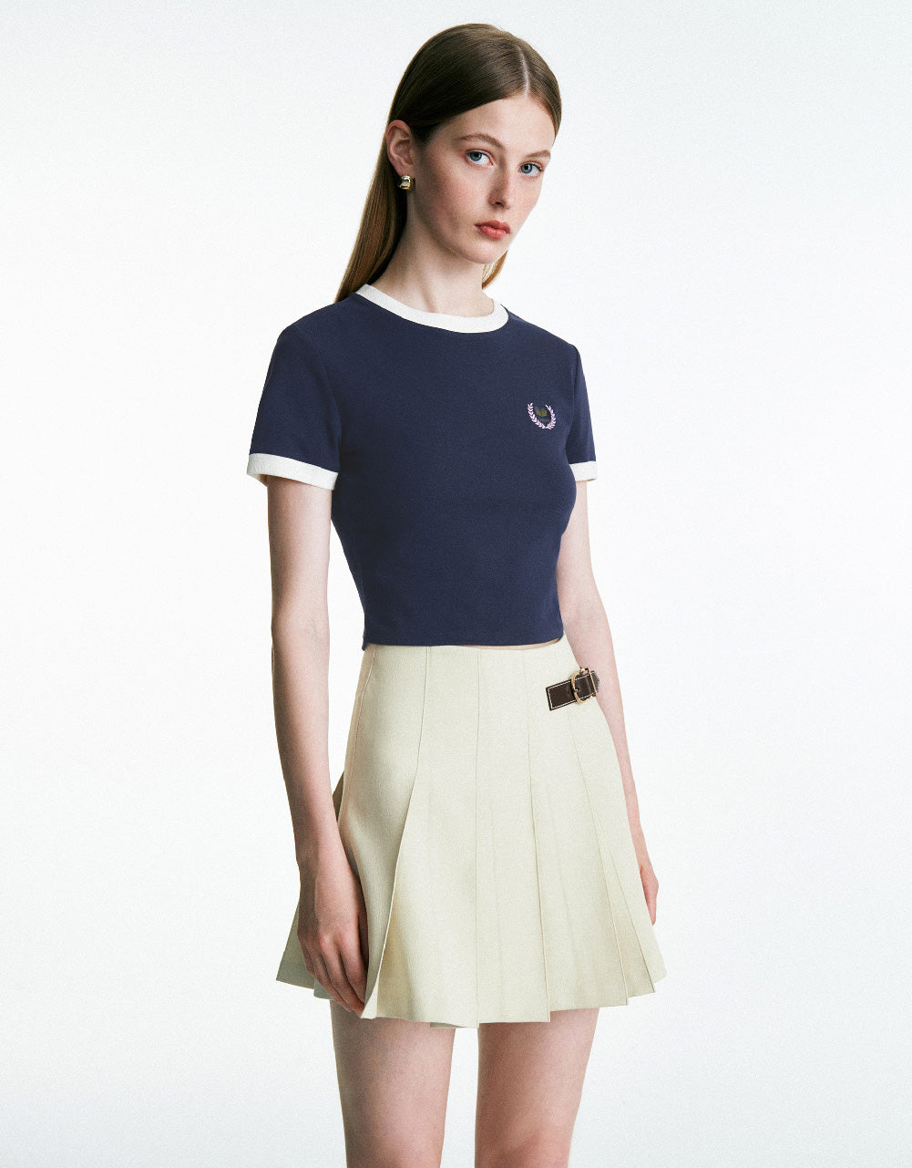 Crew Neck A-Line T-Shirt