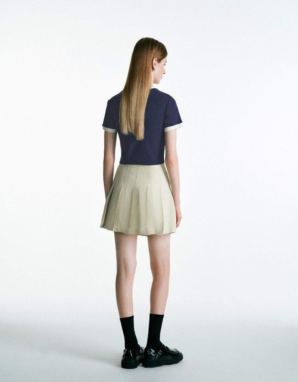 Crew Neck A-Line T-Shirt