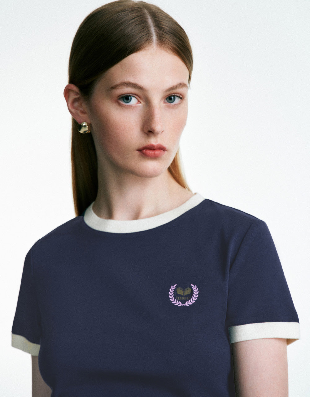 Crew Neck A-Line T-Shirt