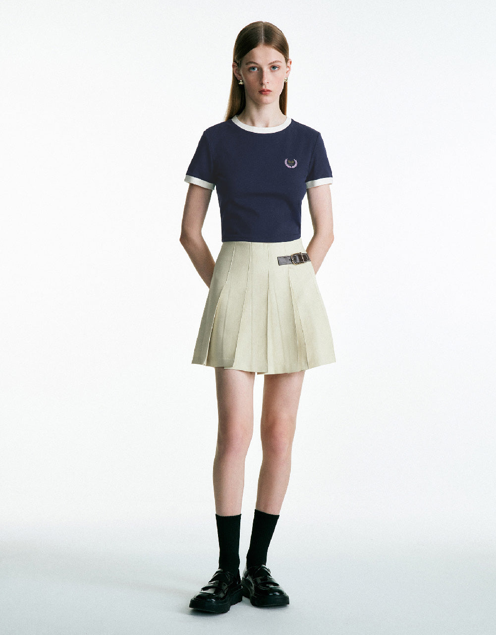 Crew Neck A-Line T-Shirt