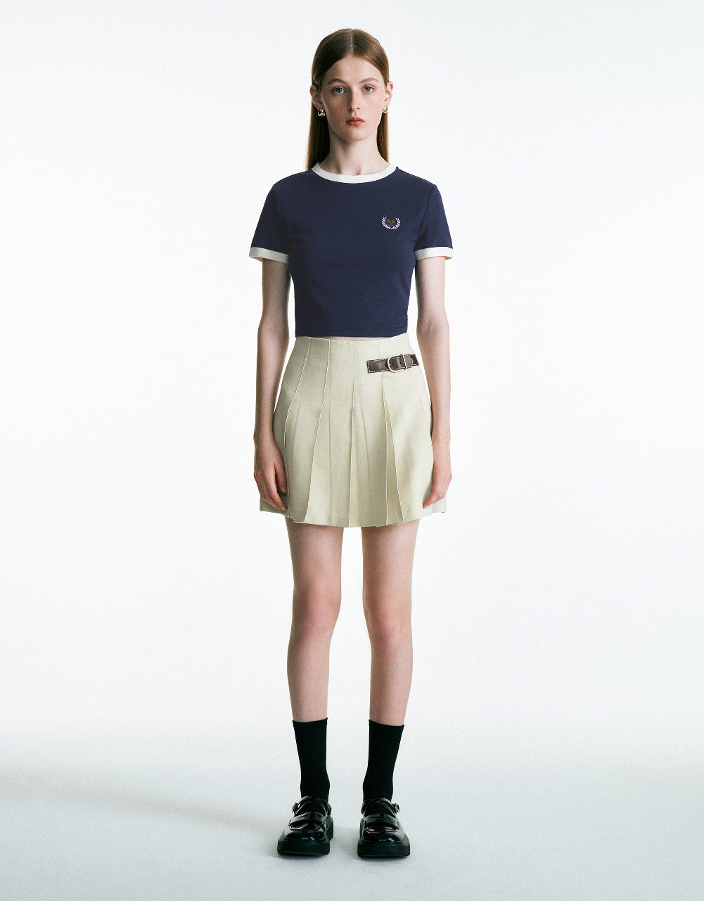 Crew Neck A-Line T-Shirt