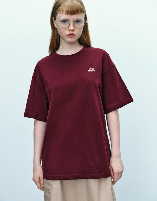 Letter Printed Loose T-Shirt