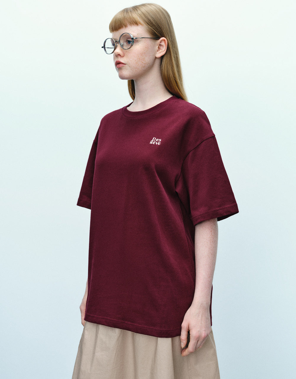 Letter Printed Loose T-Shirt