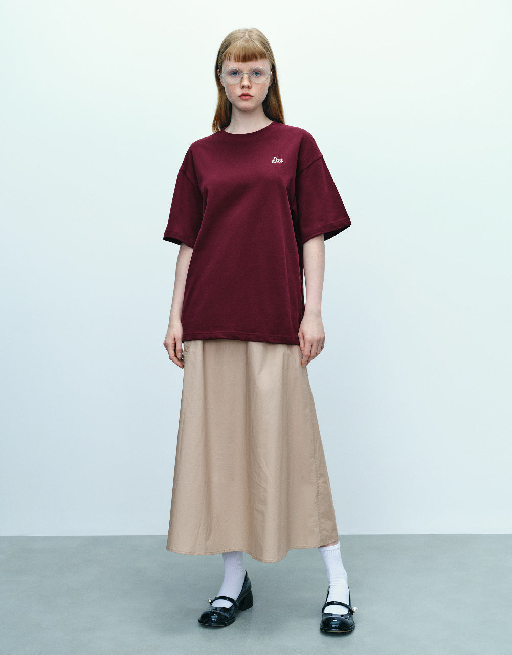 Letter Printed Loose T-Shirt