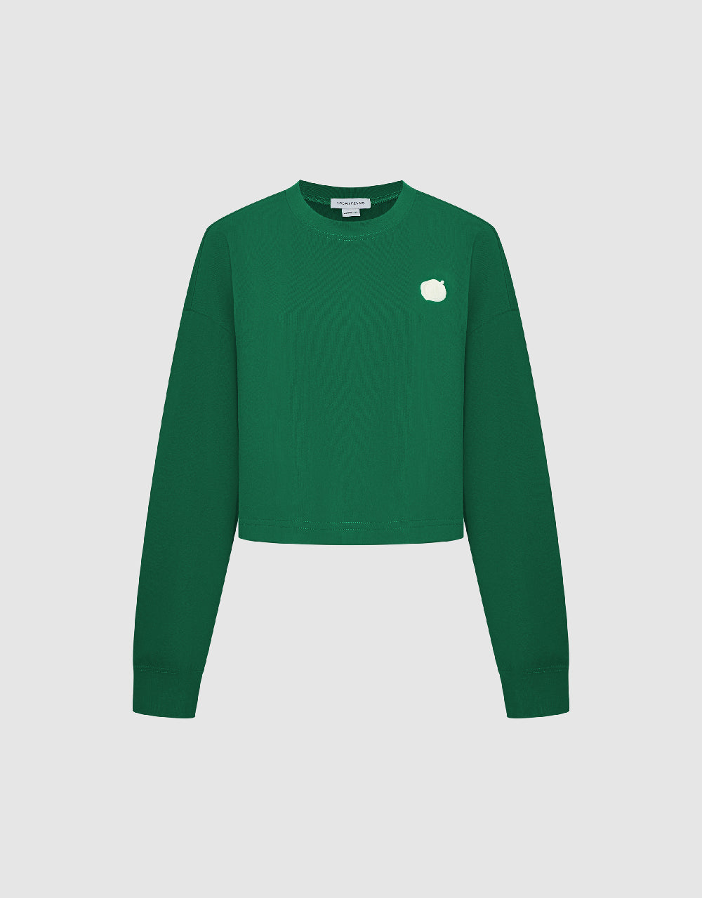 Crew Neck Straight Sweatshirt