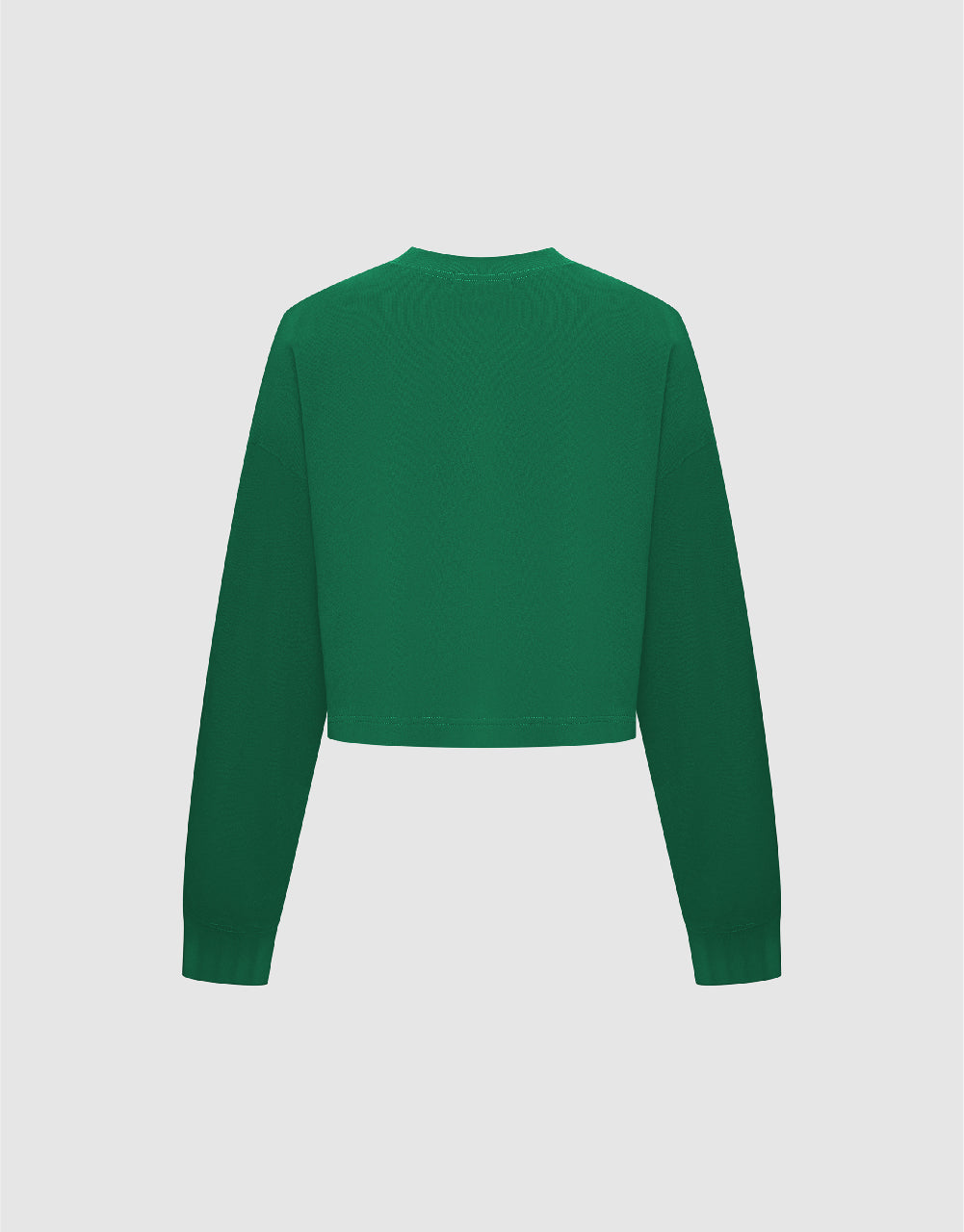 Crew Neck Straight Sweatshirt