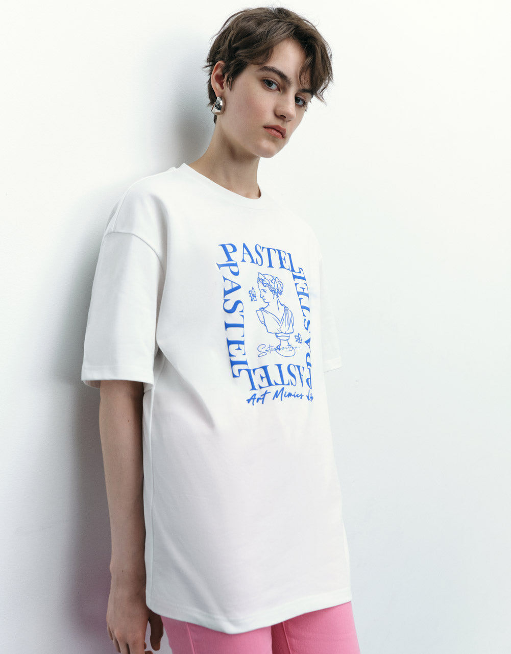 Crew Neck Graphic T-Shirt
