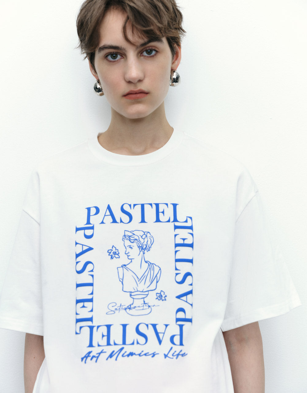 Crew Neck Graphic T-Shirt