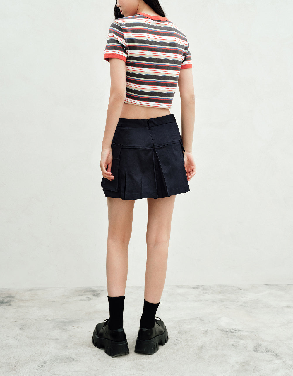 Striped Crew Neck T-Shirt