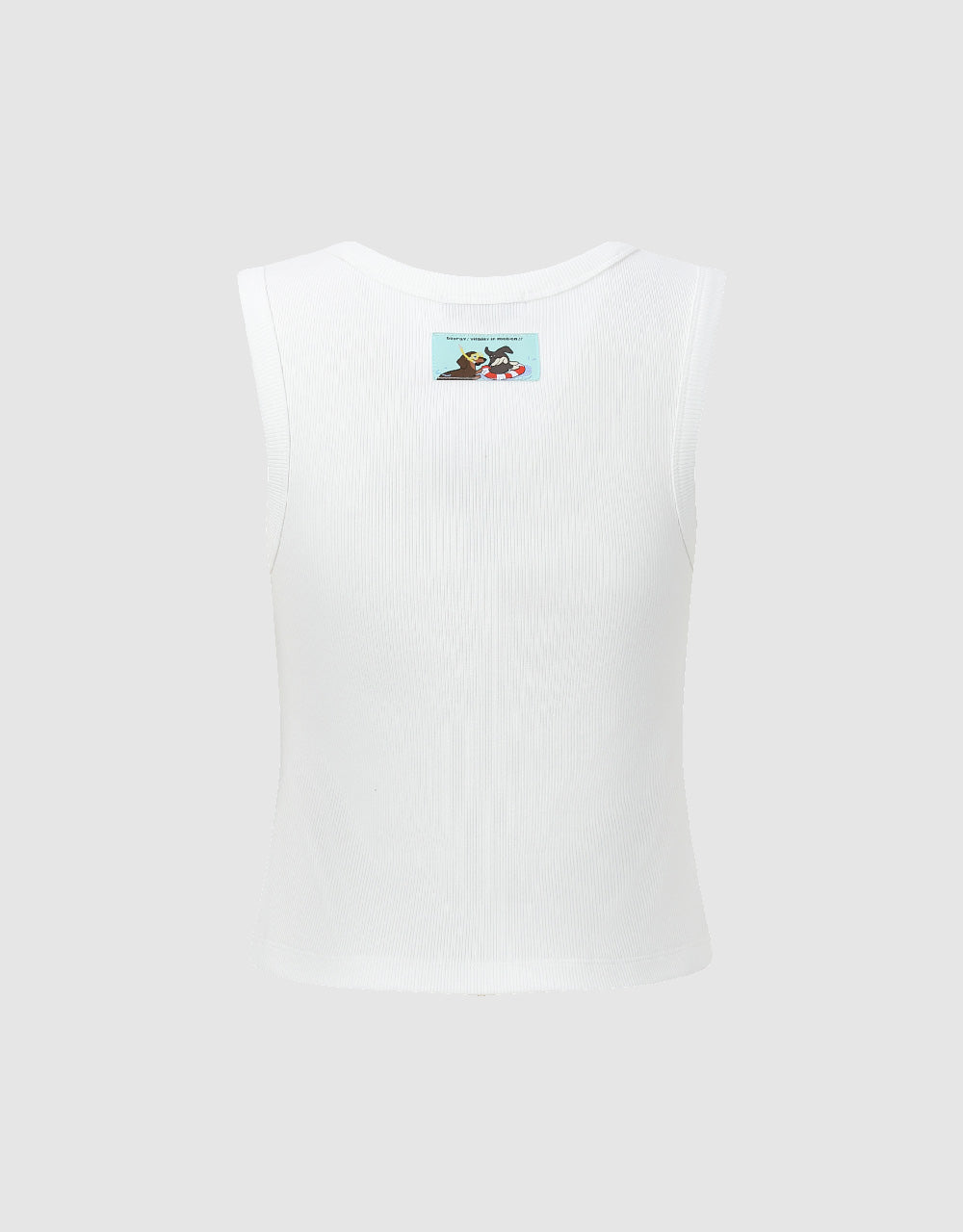 Crew Neck Knitted Tank Top