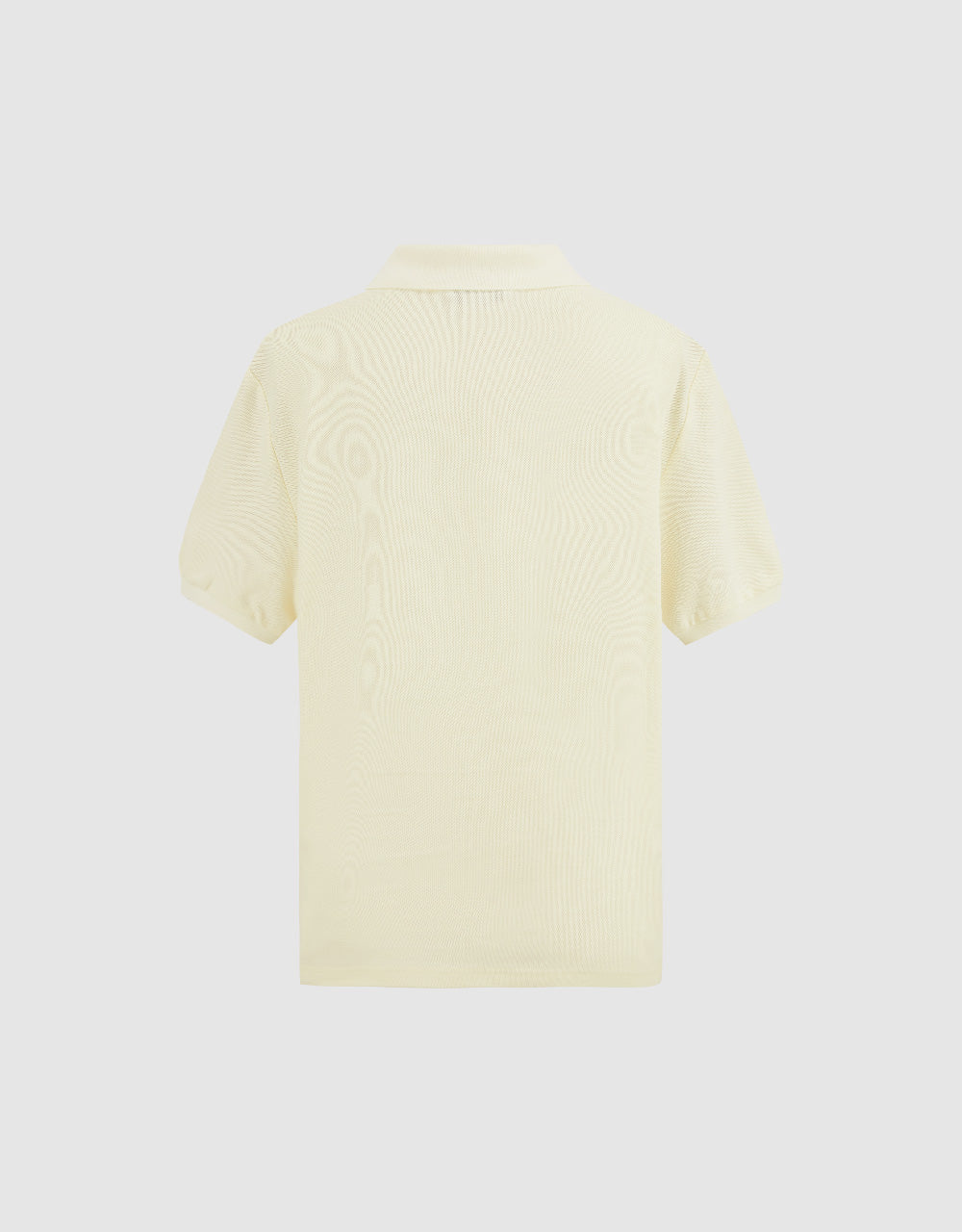 Button Half Placket Straight T-Shirt