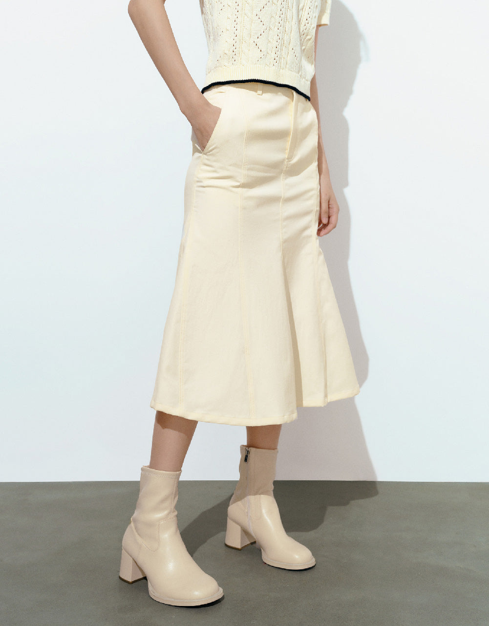 Skinny Fishtail Skirt
