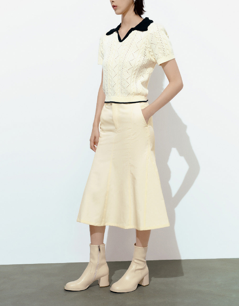 Skinny Fishtail Skirt