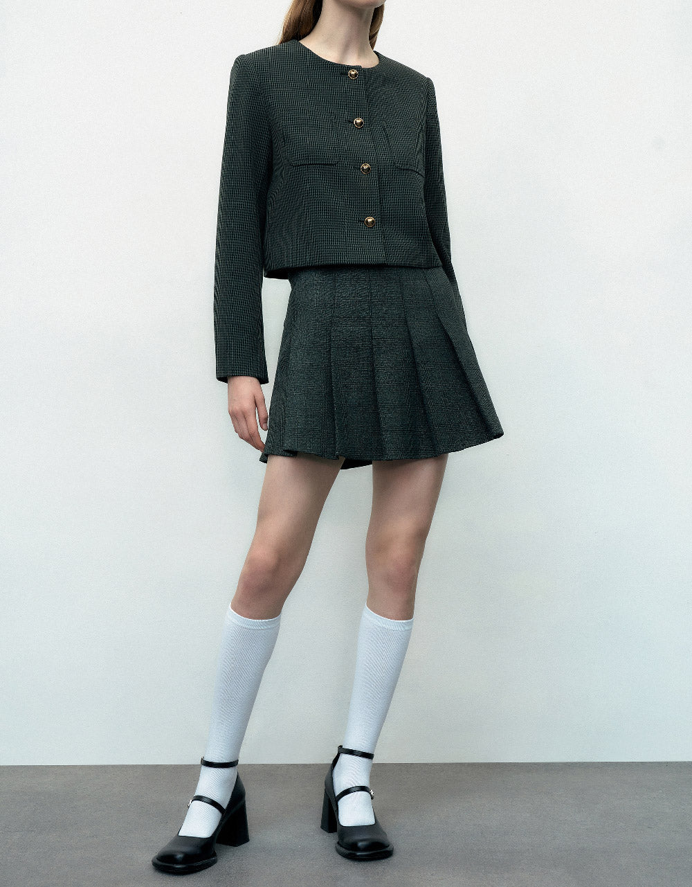 Plaid Mini Skirt