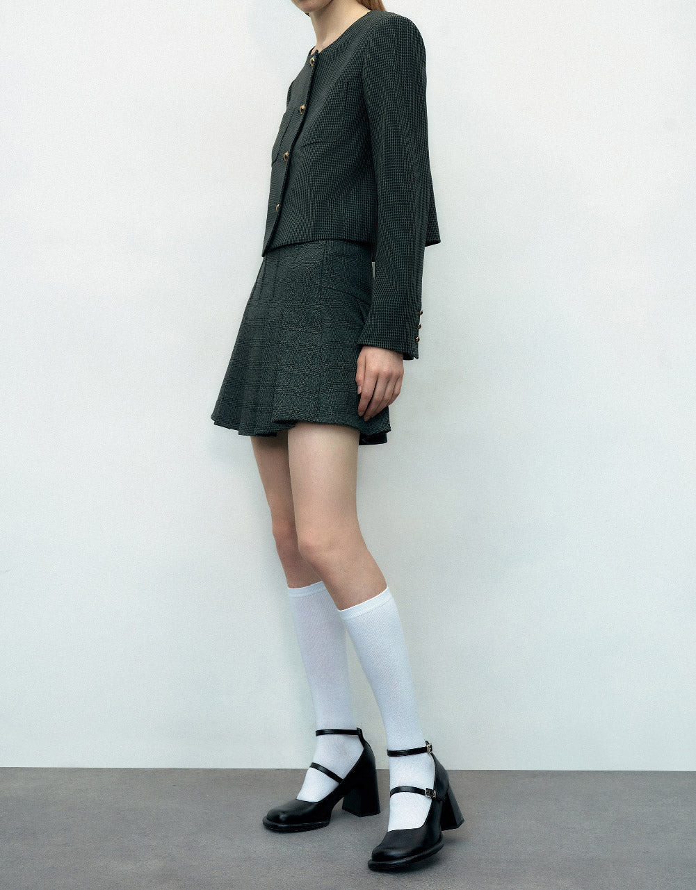 Plaid Mini Skirt