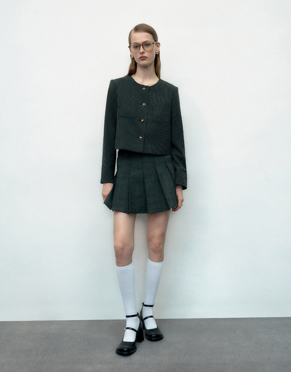Plaid Mini Skirt