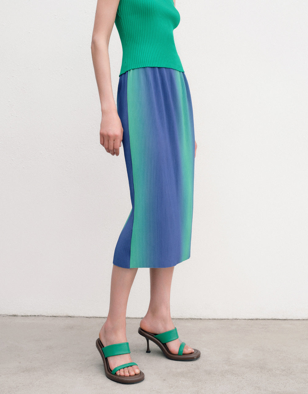 Knit Ombre Skirt