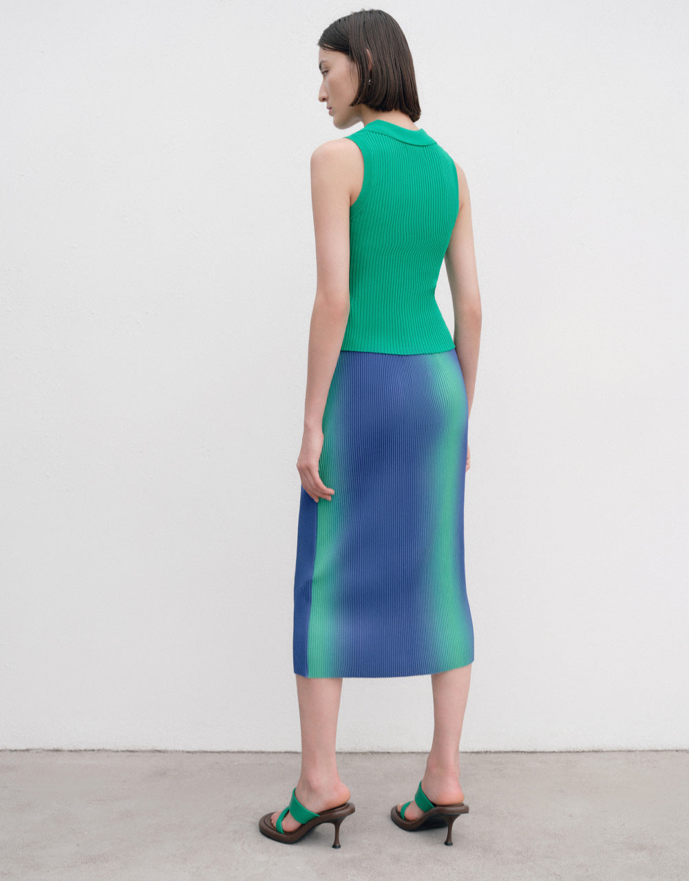 Knit Ombre Skirt