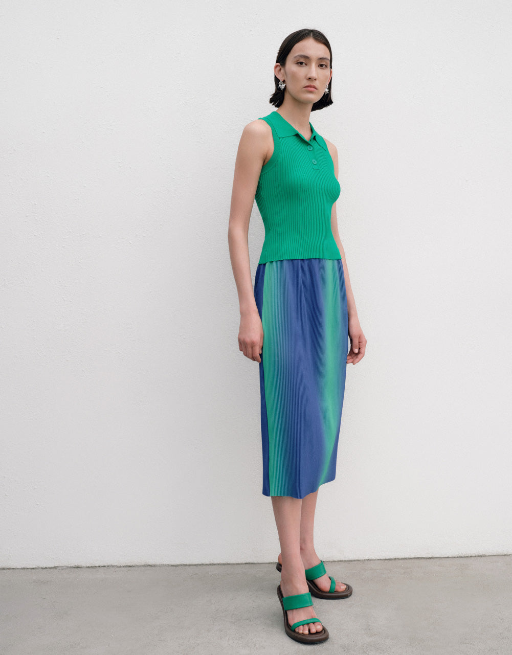 Knit Ombre Skirt