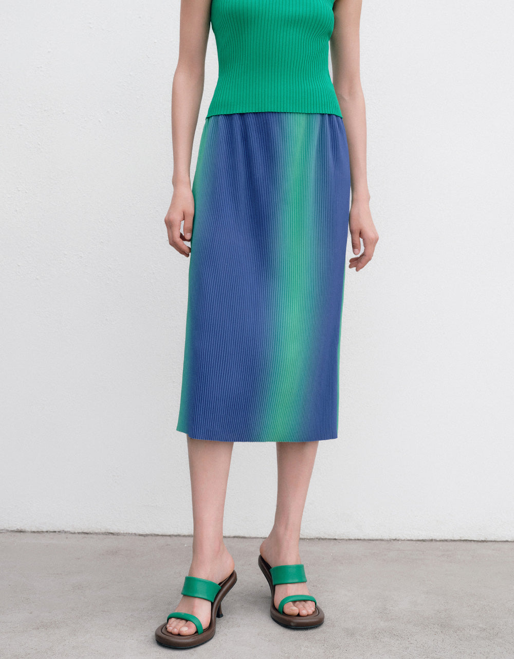Knit Ombre Skirt