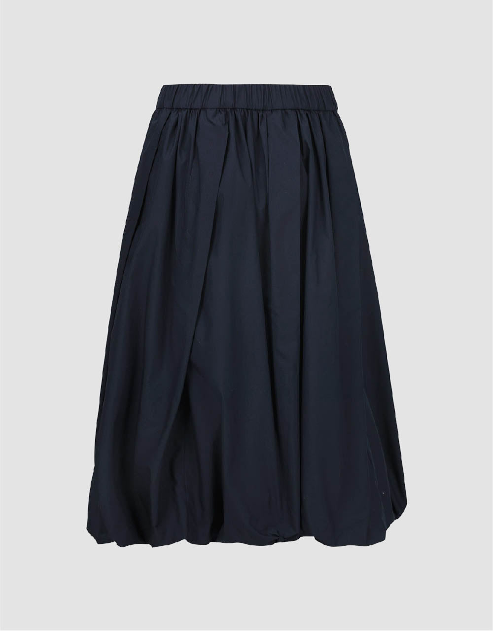 Elastic Waist A-Line Skirt