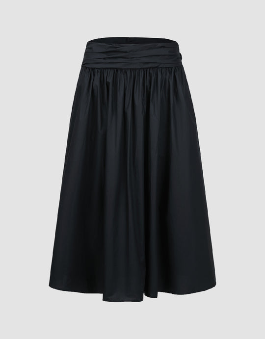 Midi A-Line Skirt