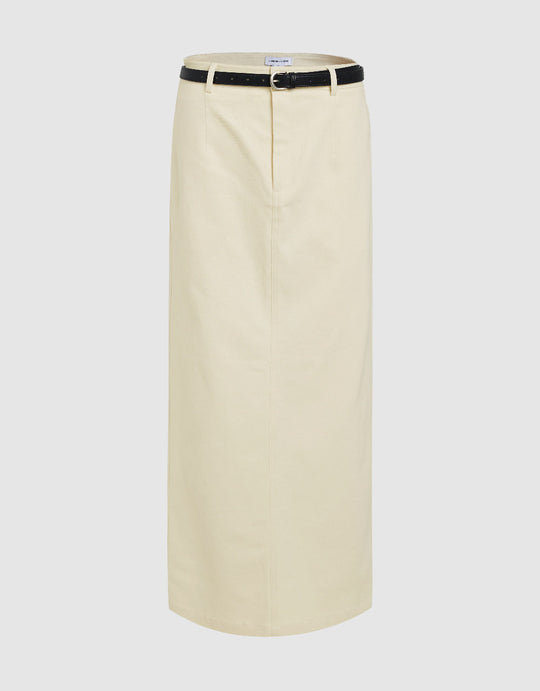 Straight Midi Skirt